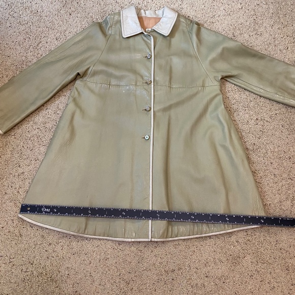 Bonnie Cashin Sills Leather Swing Coat Jacket - Picture 9 of 16